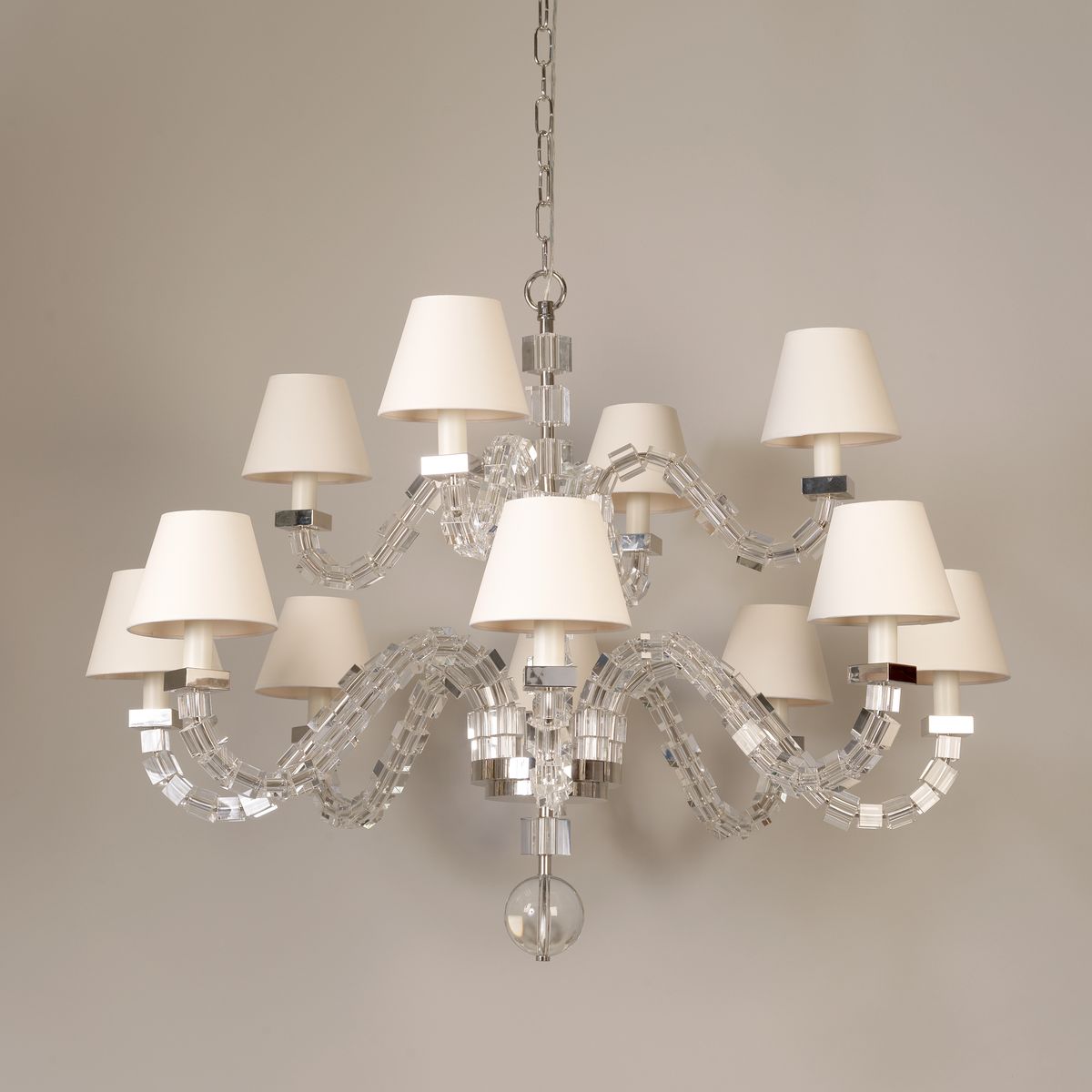 Overton Glass Chandelier CL0206.NI