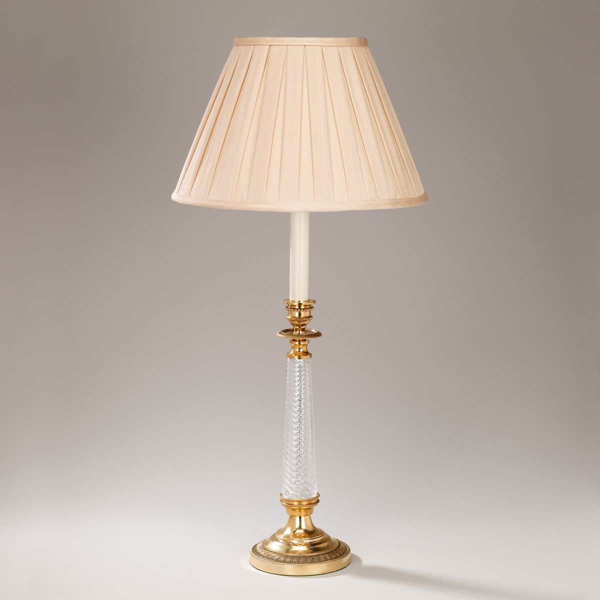Twisted Glass Candlestick TG0012.BR