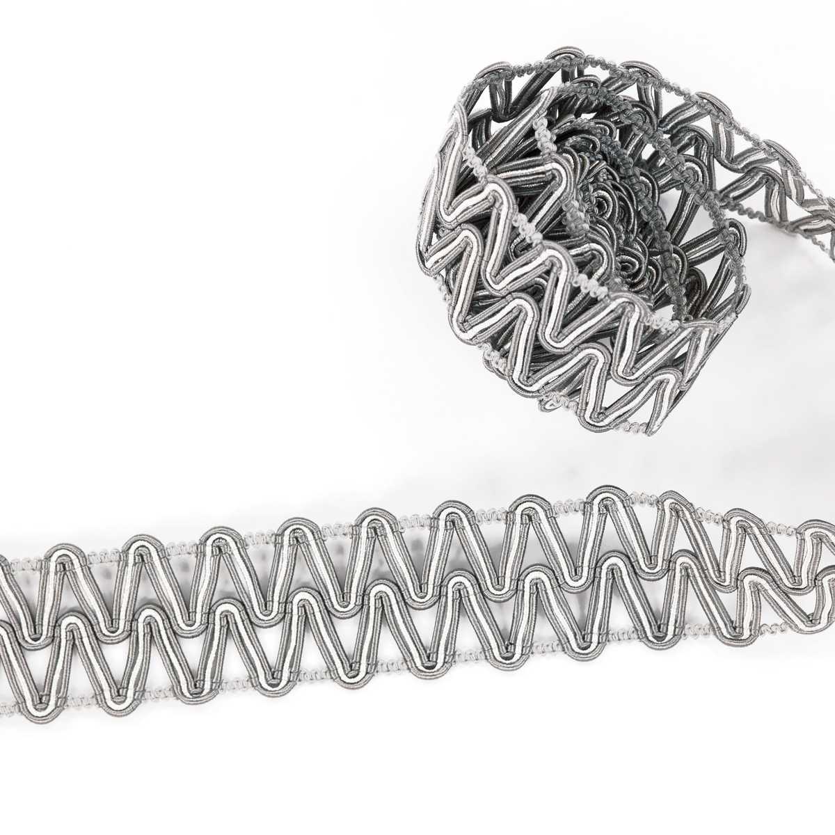 Chevron Braid Chrome