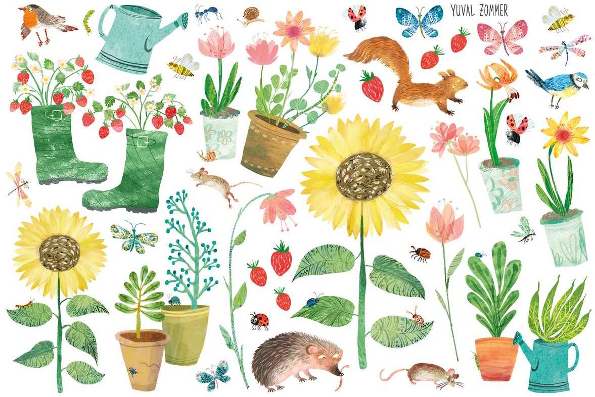 Garden Grow Wall Stickers