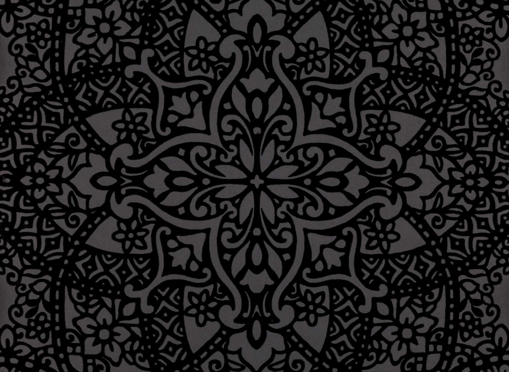 Byzantine Flock Ebony W364-03