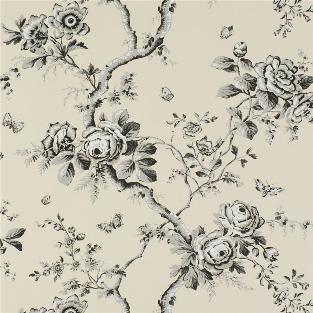 Ashfield Floral Etched Black PRL027-03