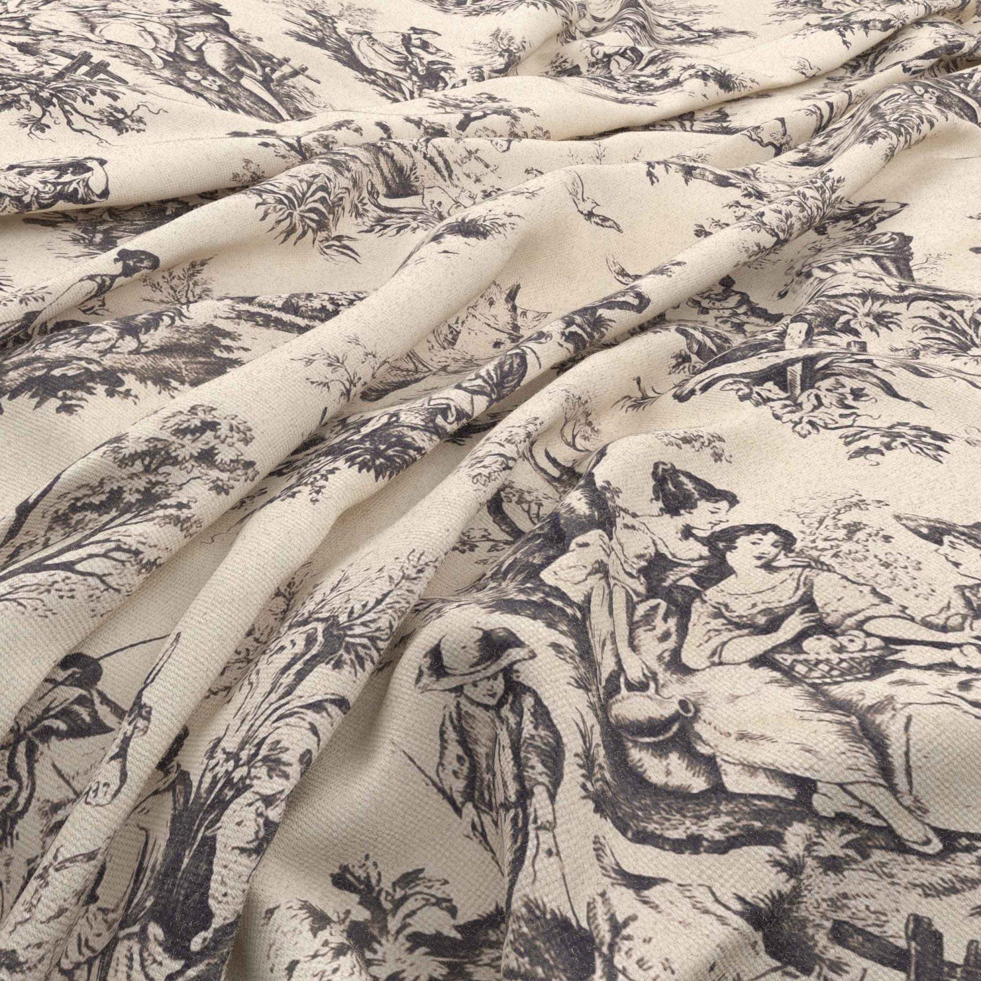Valencay Toile Charbon