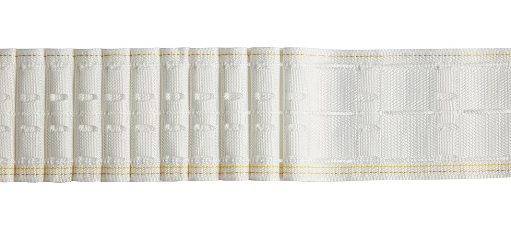 White Pencil Pleat 3" Curtain Tape 76mm