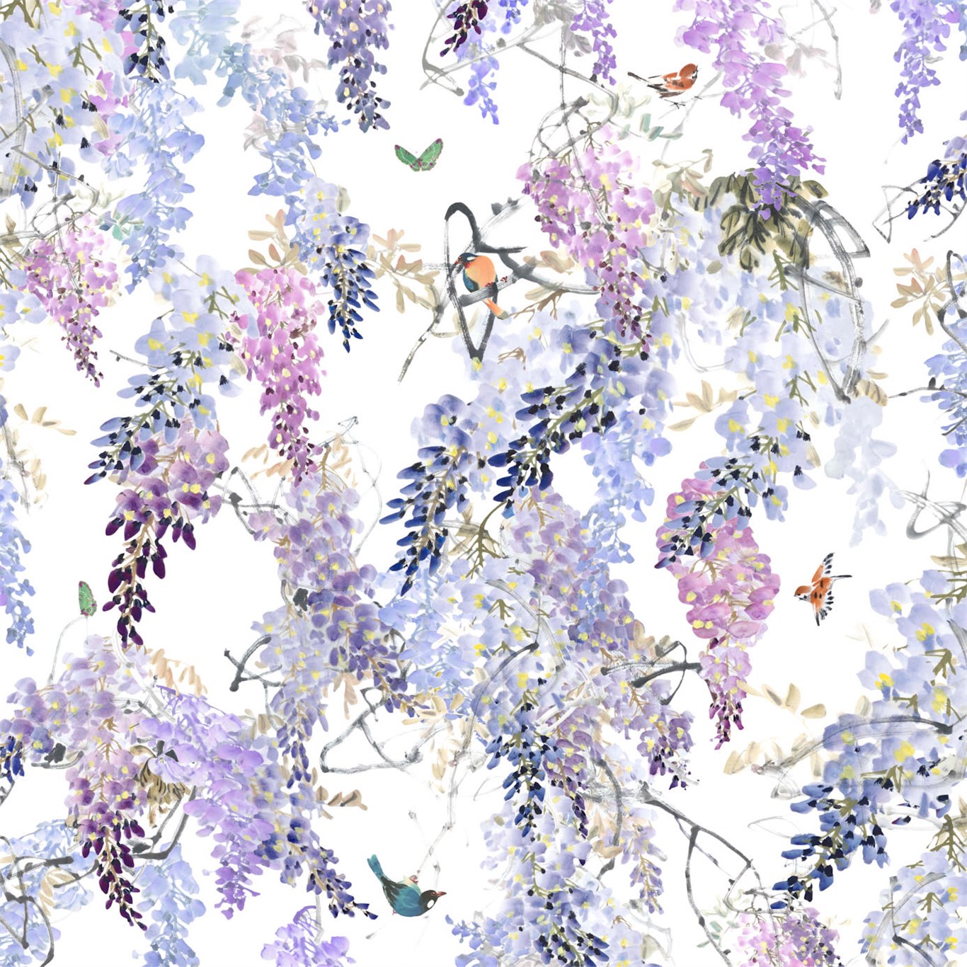 Wisteria Falls Panel B 216297