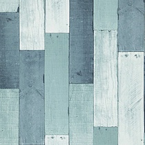 Wooden Wall 35 Aqua