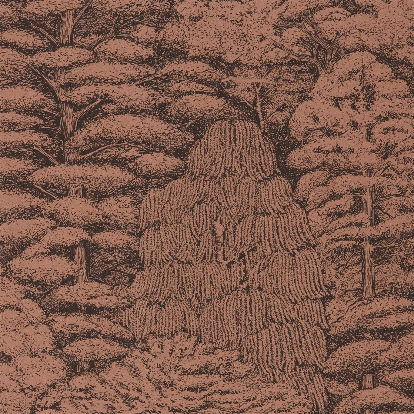 Woodland Toile Copper Charcoal 215719