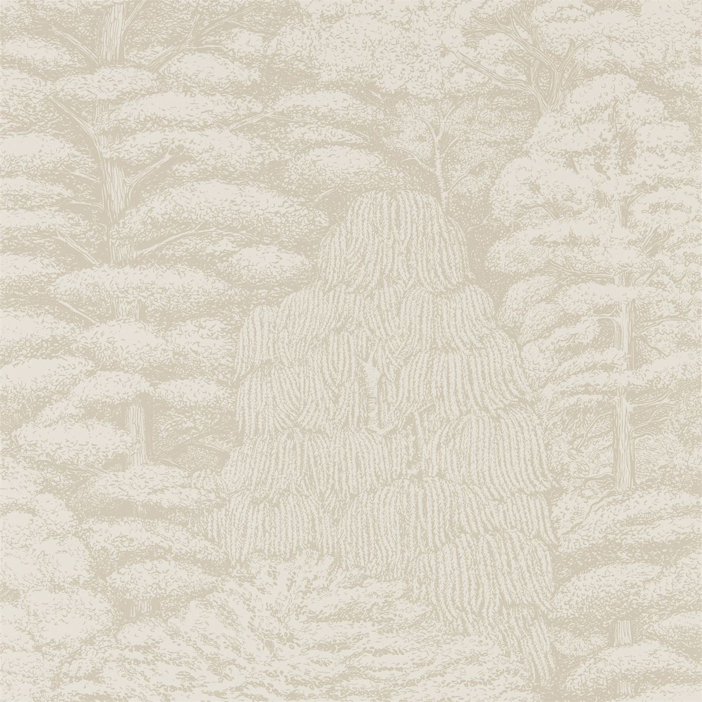 Woodland Toile Ivory Neutral 215717