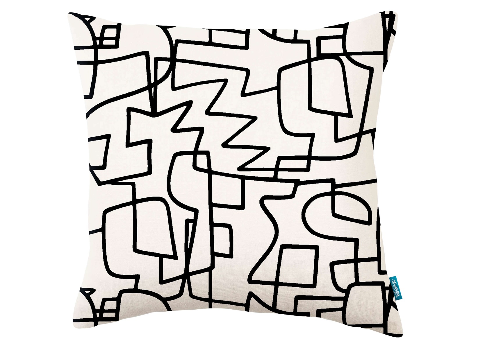 Zag Zig Cushion Liquorice KDC5142-01