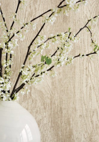 Bringing the Outside In With Wood Effect Wallpaper
